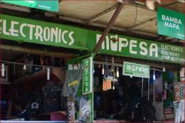 A file image of an M-Pesa outlet.